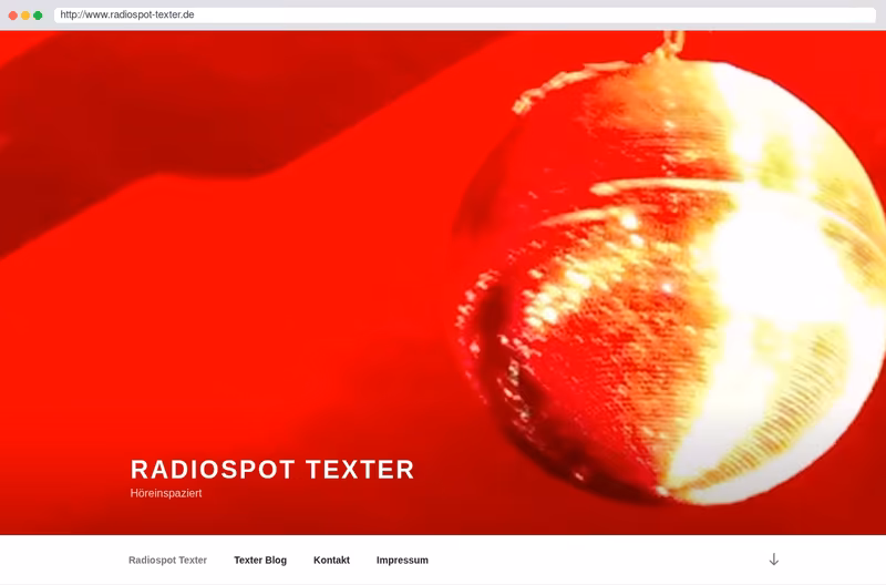 Radiospot Texter