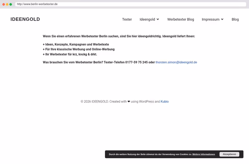 Werbetexter Berlin