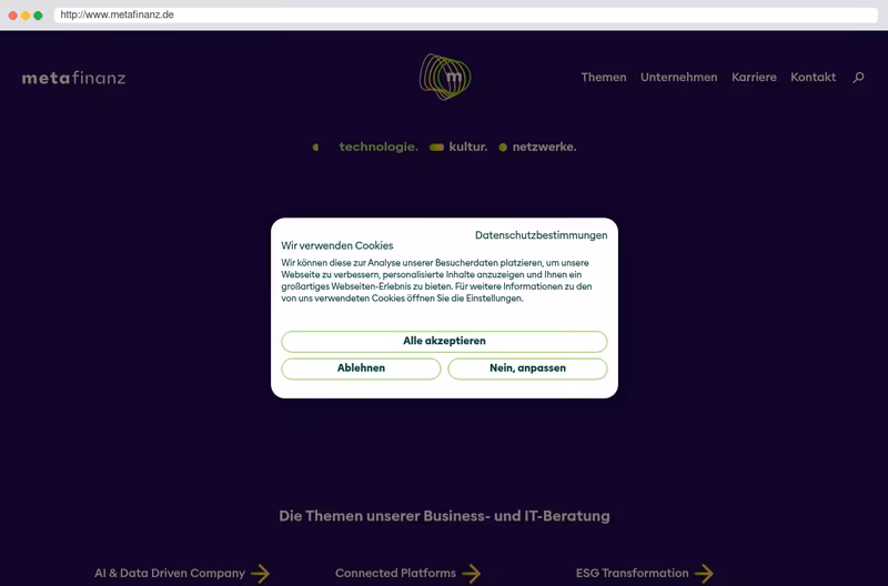 http://www.metafinanz.de