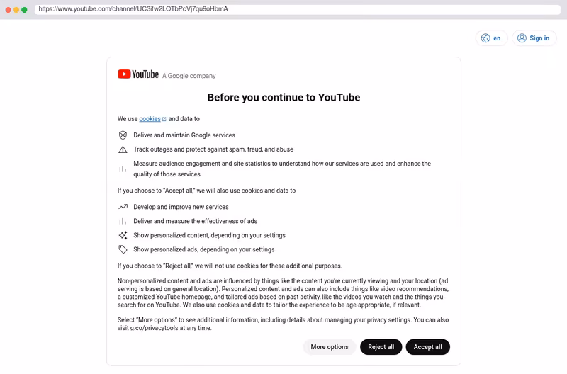 Mein Youtube