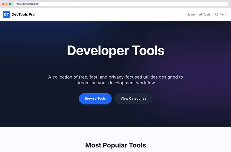http://devsdeck.com