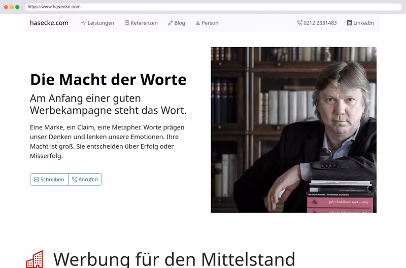 Business Homepage