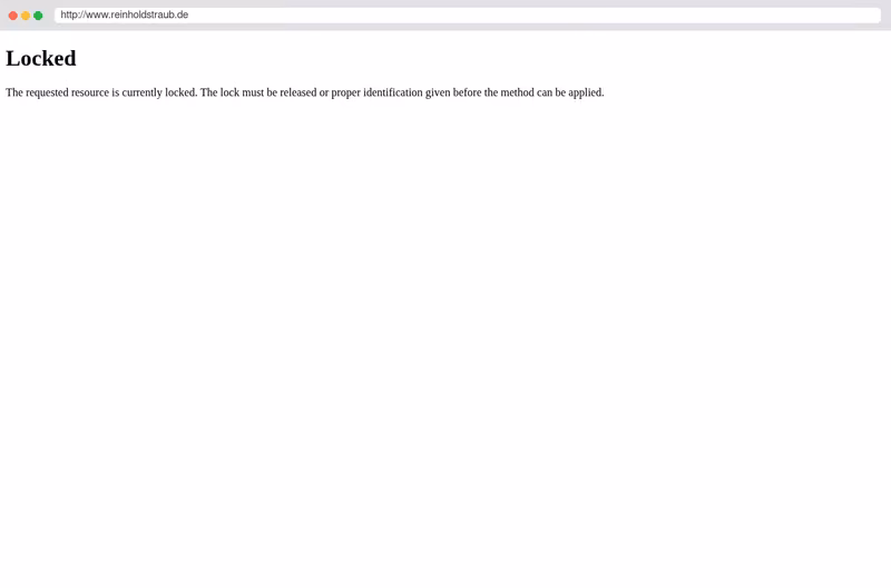 Persönliche Website