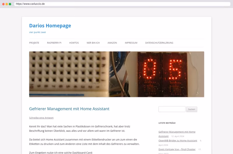 private Homepage