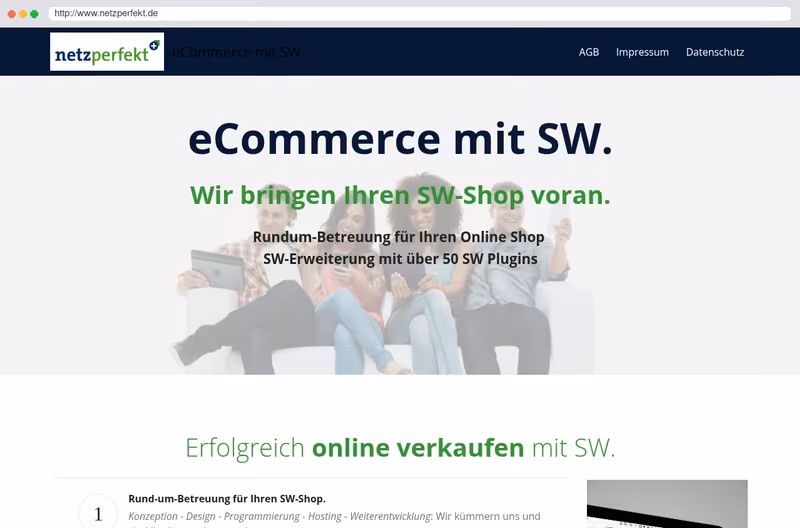 Netzperfekt - Die Shop Relaunch Experten