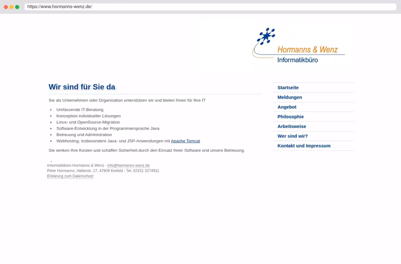 Informatikbüro Hormanns & Wenz