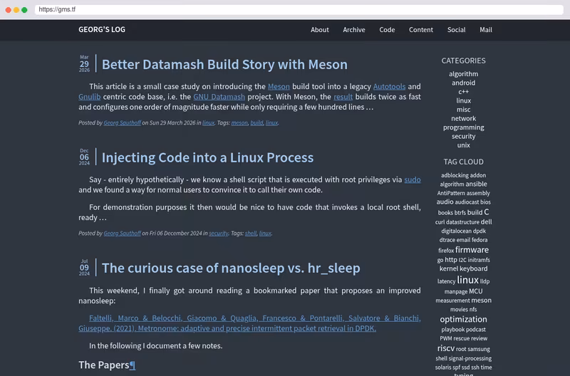 Homepage