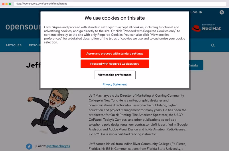 Opensource.com profile