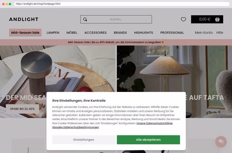 Skandinavische Händler für Designerlampen