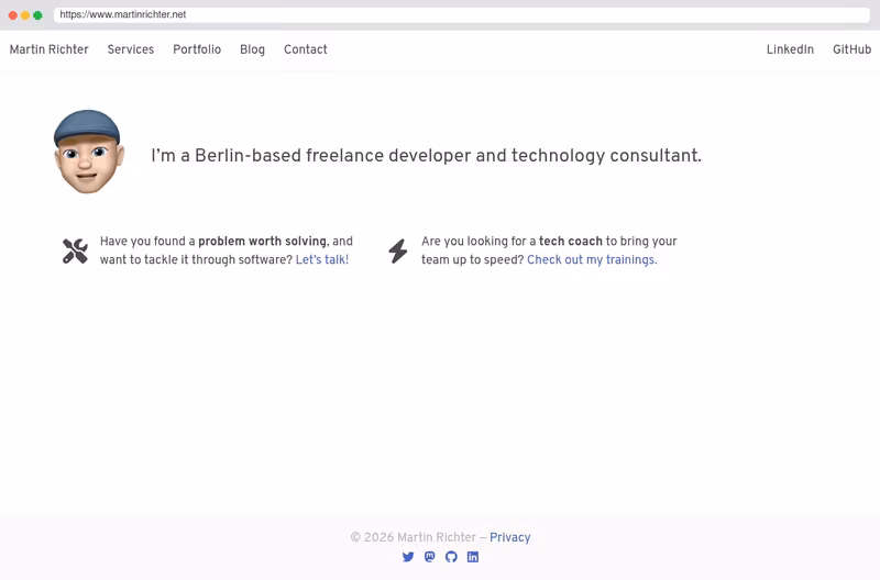 Personal Website