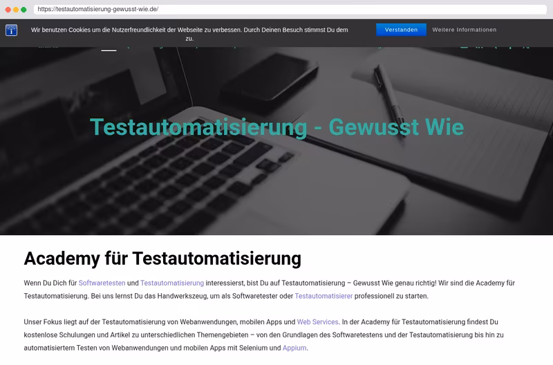 Gründer der Testautomatisierungsakademie