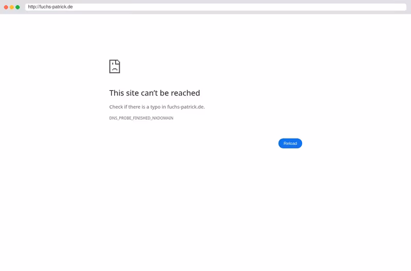 Homepage CV