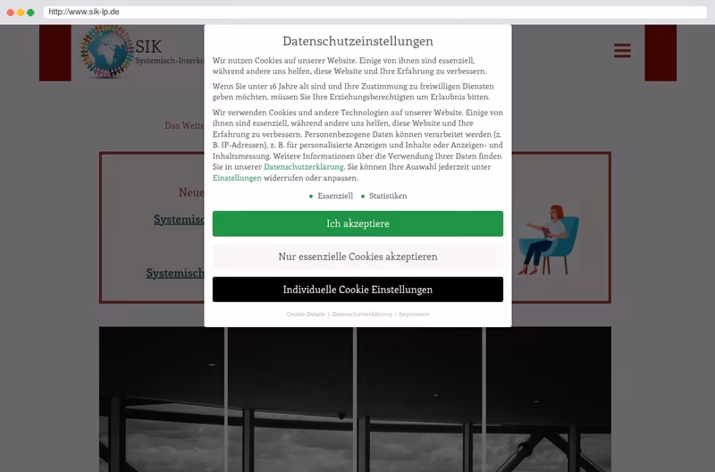 SIK Business Website