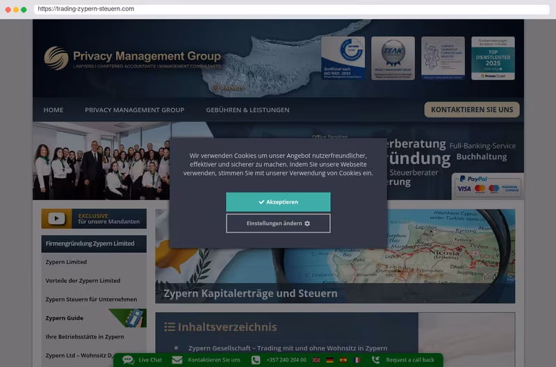 Trading Zypern Steuern