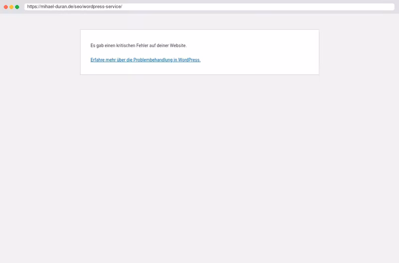 Wordpress Service