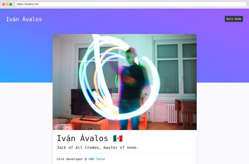 Personal website