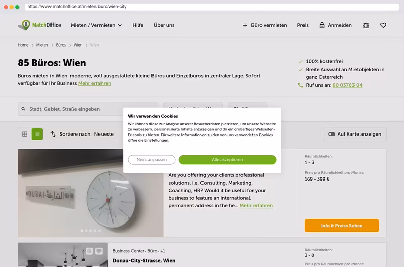 büro wien mieten