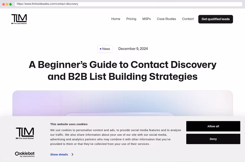 Contact Discovery