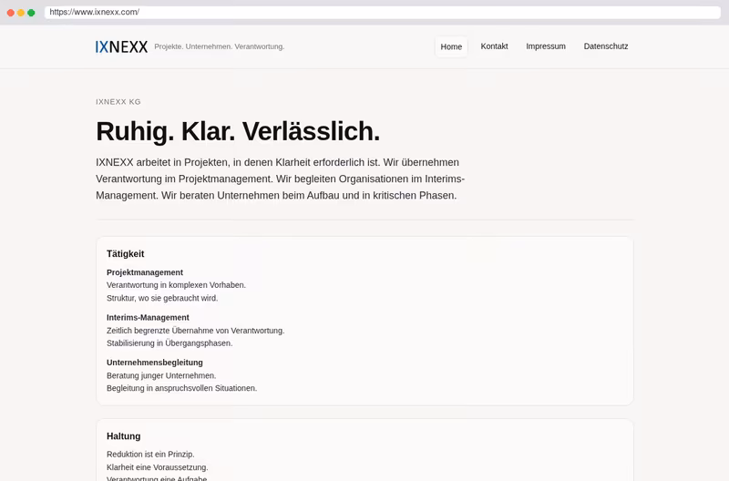 XNEXX realisiert Ideen. 