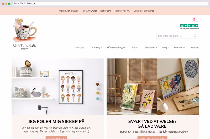 Poster shop - Unik Plakat