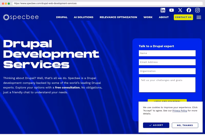 Drupal development services
