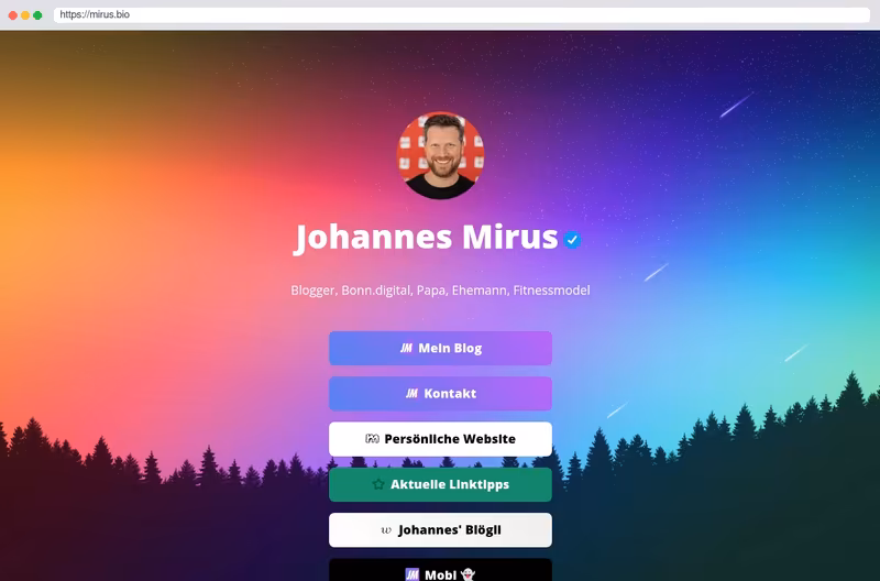 Alle meine Links und Profile