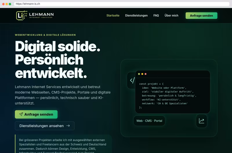 Webentwicklung & digitale Lösungen
