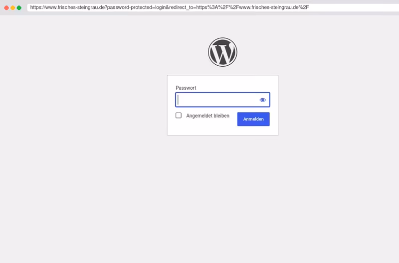 Homepage (kurz vor live)
