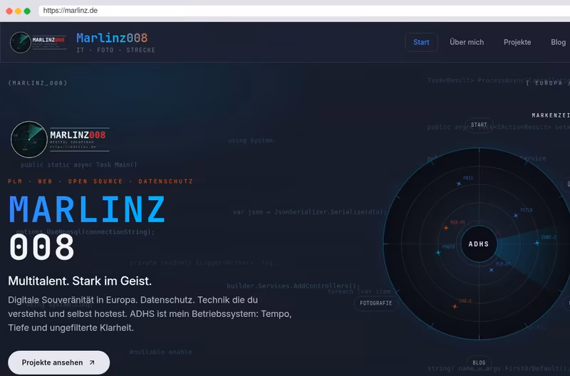 Meine Persönliche Webseite