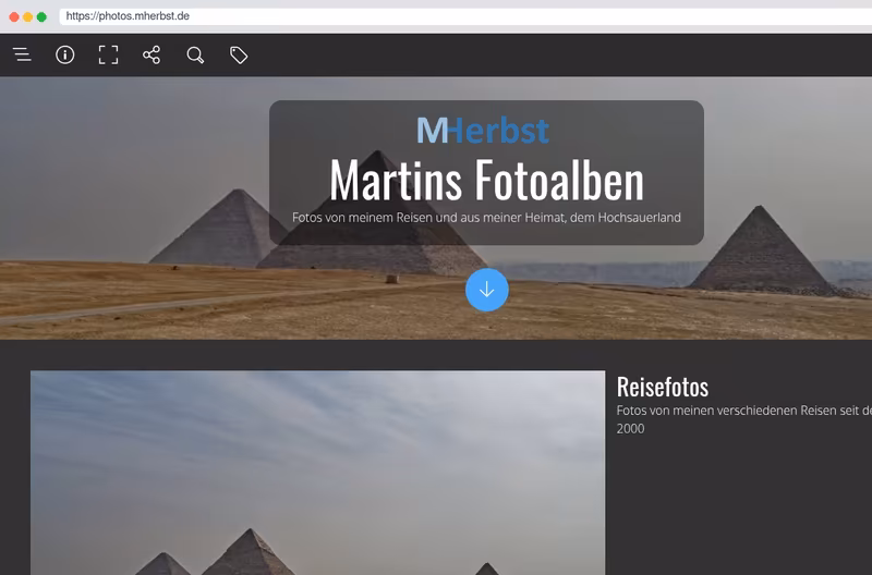 Meine Foto Website