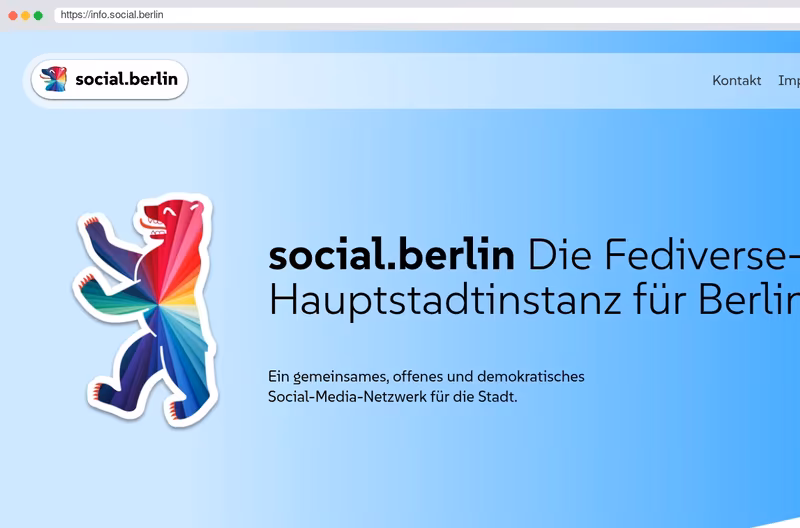 Projektwebsite social.berlin