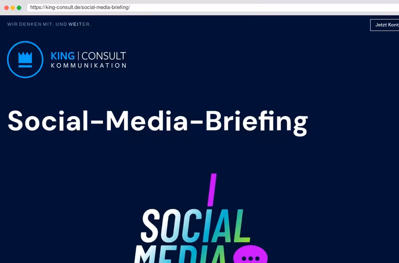 Social Media Briefing – jetzt abonnieren