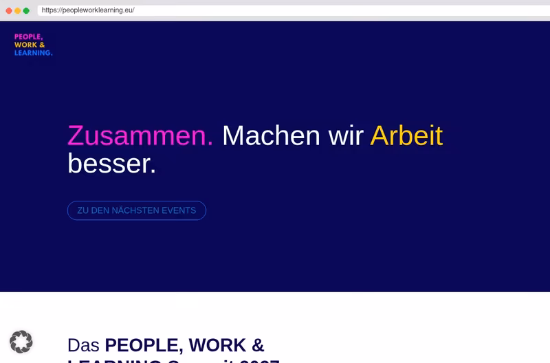 PEOPLE, WORK & LEARNING