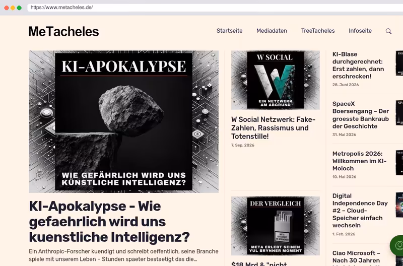 My Blog/Newsletter (in German)