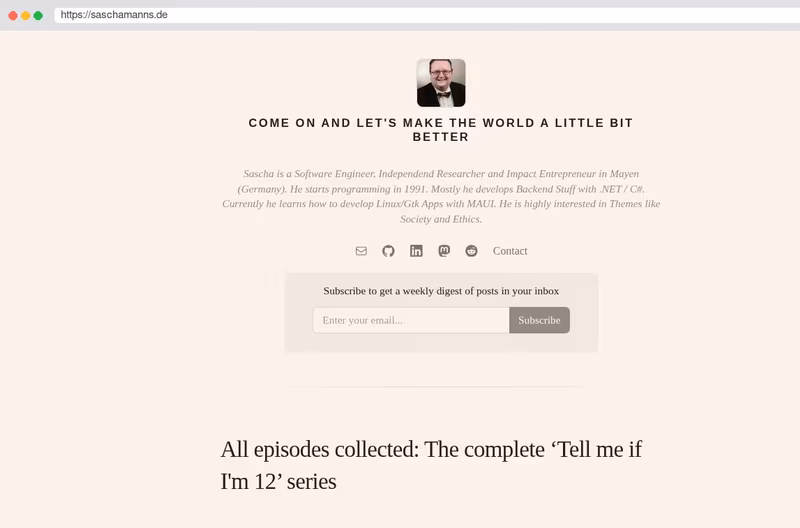 Homepage