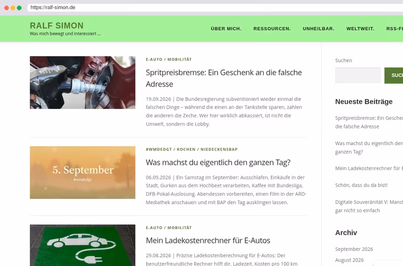 Mein Blog