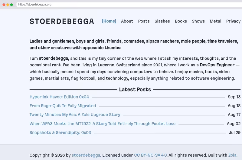Homepage