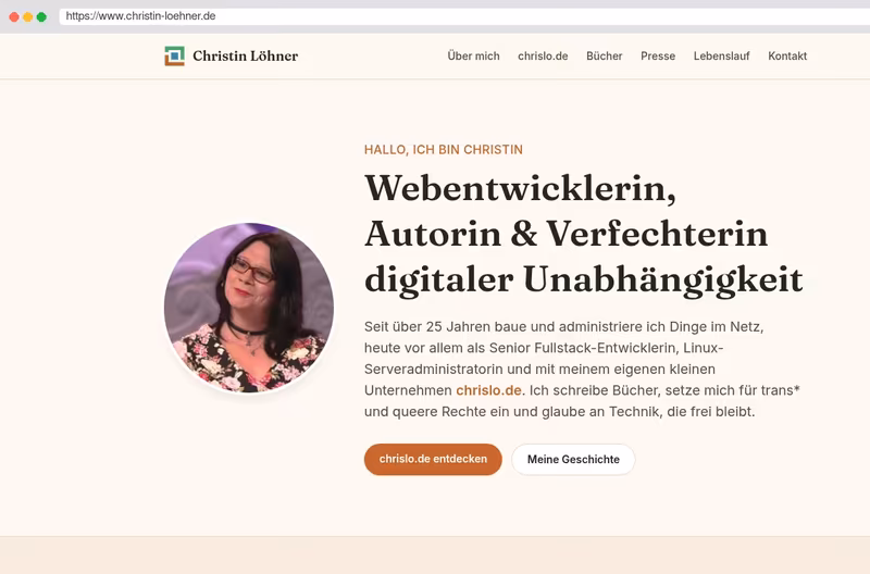 Das bin ich