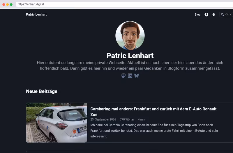 Homepage/Blog