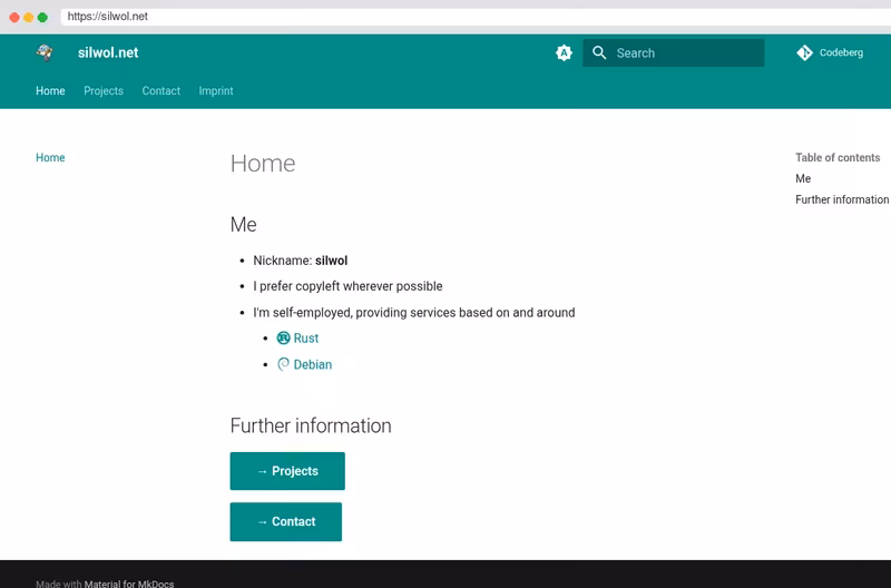 Homepage