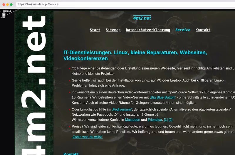 Projekt-Webseite
