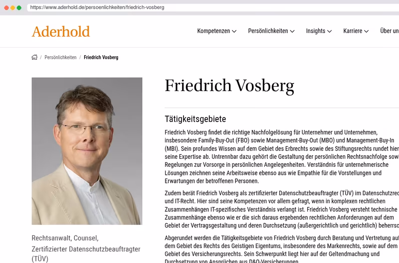 Aderhold Rechtsanwaltsgesellschaft mbH