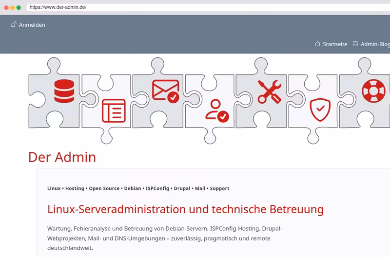 Der Admin - Server & Webprojekte