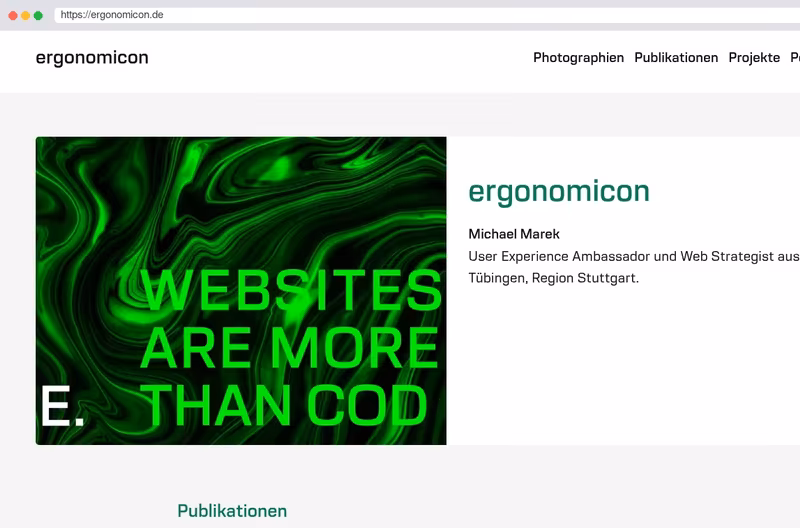 ergonomicon - Michael Marek