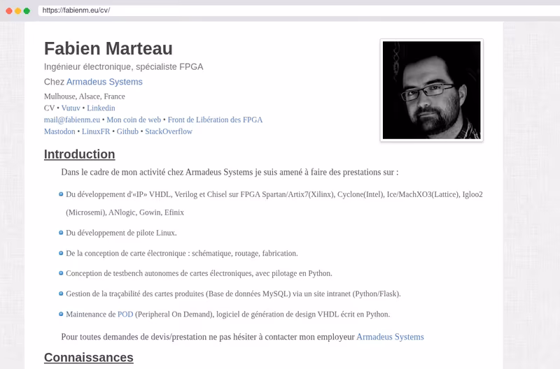 CV